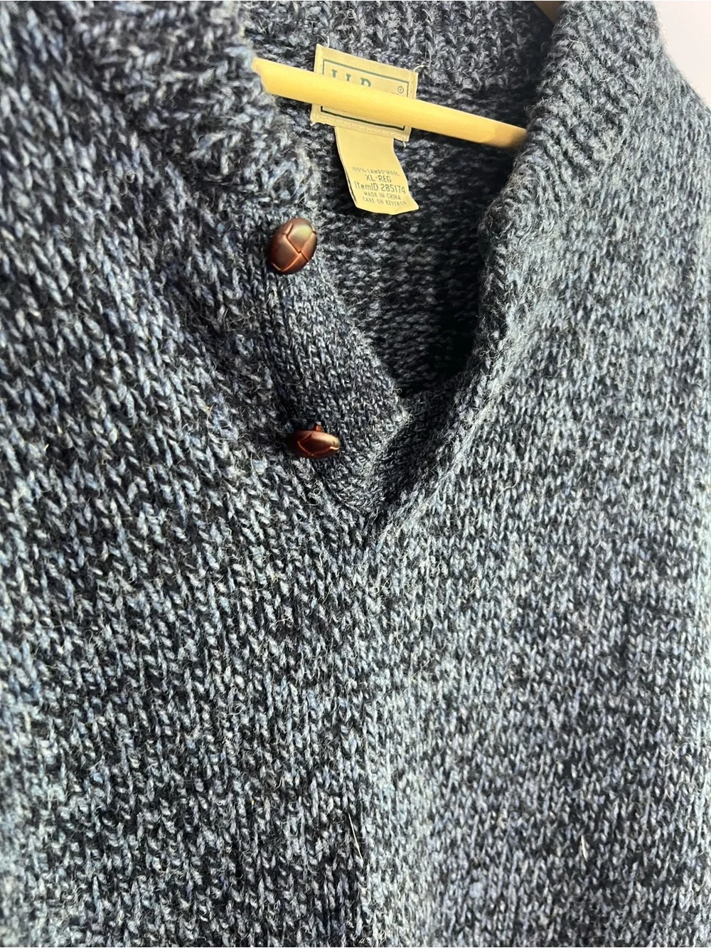 Vintage LL Bean Lambs Wool Raglan Sweater